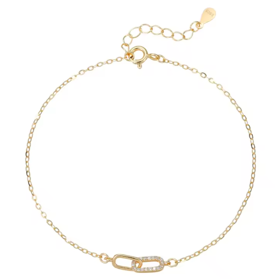 Paperclip Charm Bracelet